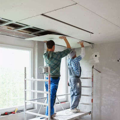 ভালো দাম অভ্যন্তরীণ ওয়াল পার্টিশনের জন্য আলংকারিক 12 মিমি প্লাস্টার বোর্ড, জিপসাম বোর্ড 4x8 অনলাইন