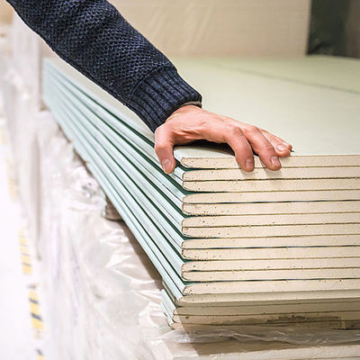 ভালো দাম 15 মিমি আলংকারিক জিপসাম বোর্ড প্লাস্টারবোর্ড ইনডোরের জন্য জল প্রতিরোধী অনলাইন