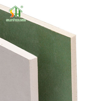 উচ্চ মানের কাস্টমাইজড 3/8 ইঞ্চি 1/2 ইঞ্চি drywall প্লাস্টারবোর্ড Moisture Resistance Gypsum Board