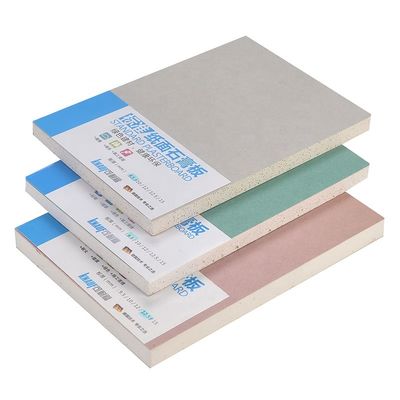 ভালো দাম অভ্যন্তরীণ ওয়াল পার্টিশনের জন্য 9.5 মিমি পুরু কাগজ জিপসাম বোর্ড ফায়ার প্রতিরোধী অনলাইন