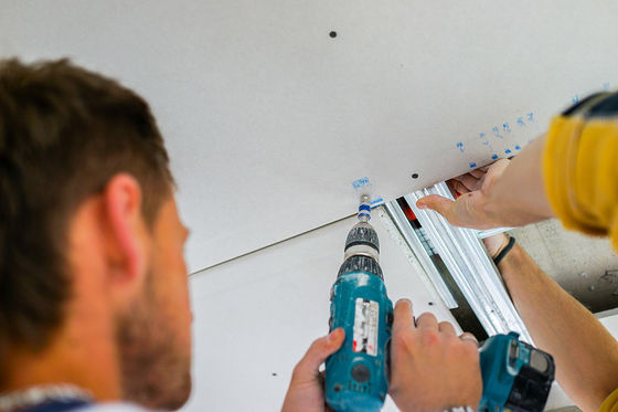 ভালো দাম অ্যান্টি মিলডিউ 12 মিমি প্লাস্টারবোর্ড শীট, হোটেল লাইব্রেরির জন্য সাধারণ জিপসাম বোর্ড অনলাইন