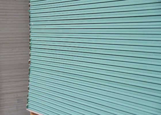 ভালো দাম 1200 মিমি প্রশস্ততা সবুজ জিপসুম বোর্ড জল প্রতিরোধী প্লাস্টার বোর্ড drywall শীট এবং সিলিং জন্য অনলাইন