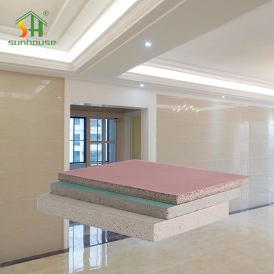 শব্দ বিচ্ছিন্নতা জিপস বোর্ড সিলিং 1220X2440Mm অভ্যন্তরীণ অ-জ্বলন্ত অগ্নি প্রতিরোধী প্লাস্টিক বোর্ড