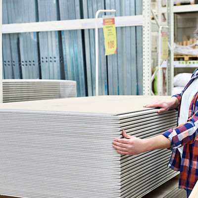 নতুন আগমন গরম বিক্রয় Knauf Gypsum Board 4*8Ft অ-জ্বালনযোগ্য Gypsum Core Drywall অভ্যন্তর প্রসাধন জন্য