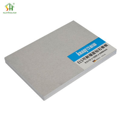 ভালো দাম 9.5 মিমি হালকা ওজনের জিপসাম বোর্ড 1220x2440 মিমি 4x8 ফুট প্লাস্টারবোর্ড সহজ ইনস্টল অভ্যন্তরীণ প্যানেল অনলাইন