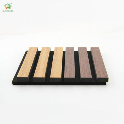 ভালো দাম Modern Design 1220*2440mm Akupanel Wood Acoustic Panel with 550kg/m3 Density Enhances Sound Clarity for Living Room and Theaters অনলাইন