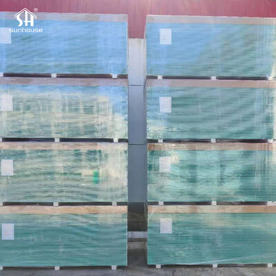 ভালো দাম জল প্রতিরোধী প্লাস্টারবোর্ড পাইকারি 1220×2440mm 9.5mm হালকা ওজন আর্দ্রতা প্রতিরোধী সিলিং অভ্যন্তরীণ দেয়ালের জন্য জিপস বোর্ড অনলাইন